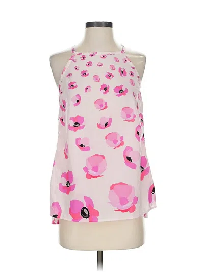 Pre-owned Cabi Tank Top Pink Halter Neckline Tops