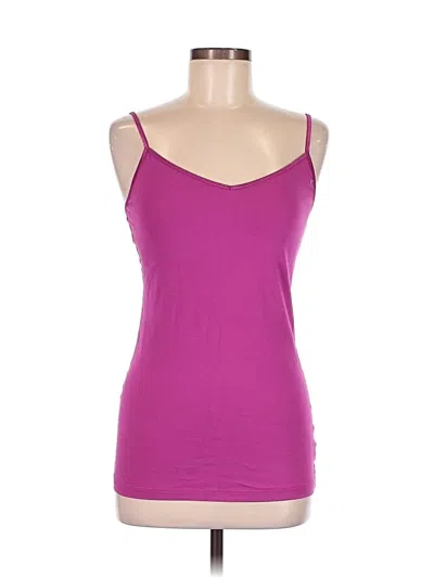 Pre-owned Cabi Tank Top Purple Strapless Neckline Tops