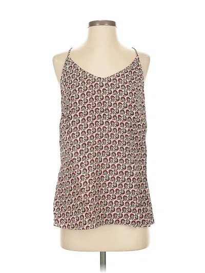 Pre-owned Cabi Tank Top Red Halter Neckline Tops