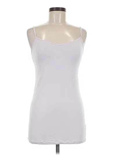Pre-owned Cabi Tank Top Silver Halter Neckline Tops