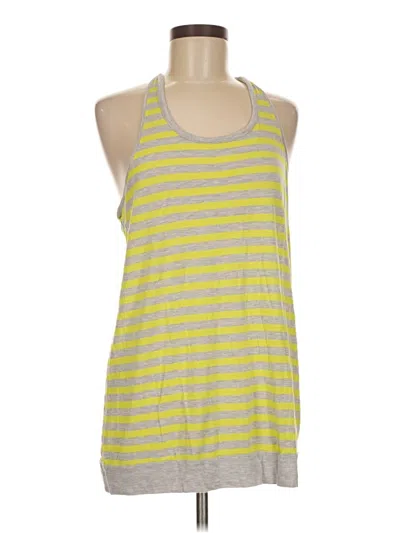 Pre-owned Cabi Tank Top Yellow Halter Neckline Tops