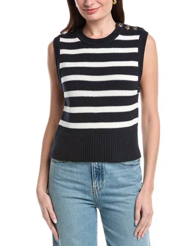 Cabi Topsail Vest In Burgundy