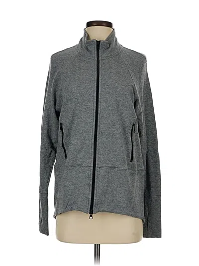 Pre-owned Cabi Track Jacket In Gray