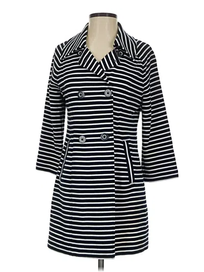 Pre-owned Cabi Trenchcoat In Blue
