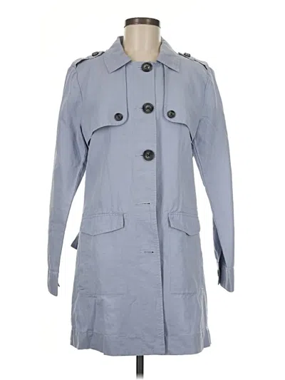 Pre-owned Cabi Trenchcoat In Blue