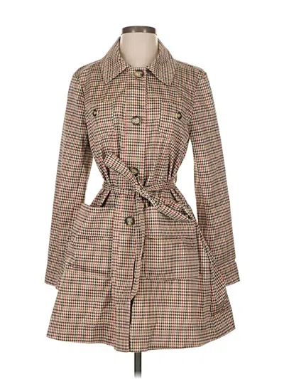 Pre-owned Cabi Trenchcoat In Brown