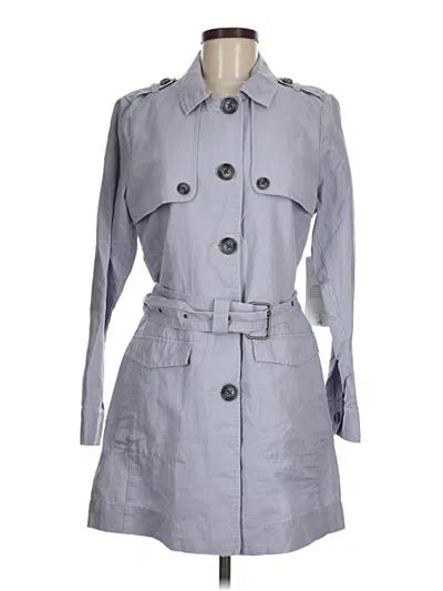 Pre-owned Cabi Trenchcoat In Gray