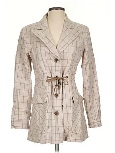 Pre-owned Cabi Trenchcoat In Ivory