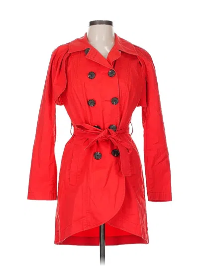 Pre-owned Cabi Trenchcoat In Red