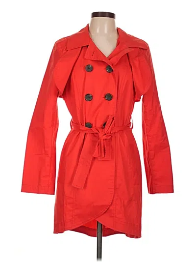 Pre-owned Cabi Trenchcoat In Red
