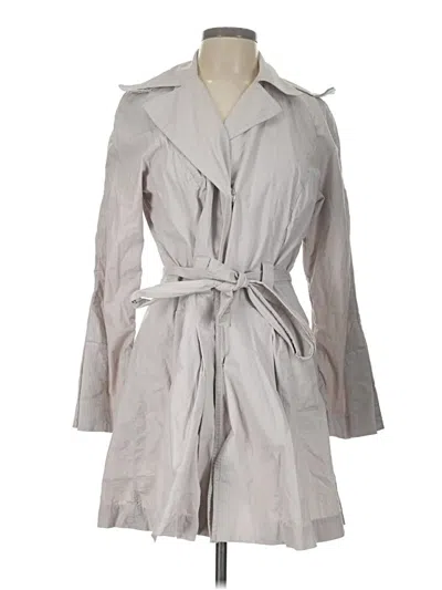 Pre-owned Cabi Trenchcoat In White