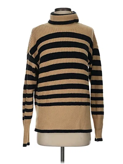 Pre-owned Cabi Turtleneck Sweater In Brown