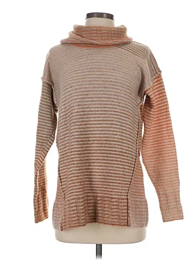 Pre-owned Cabi Turtleneck Sweater In Brown