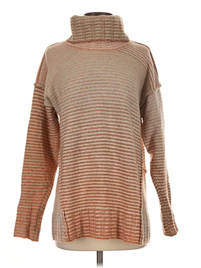 Pre-owned Cabi Turtleneck Sweater In Brown