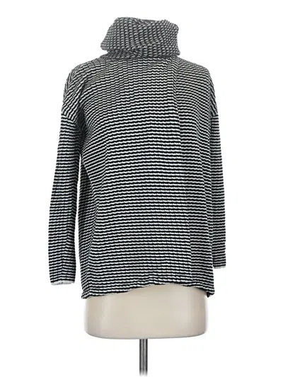 Pre-owned Cabi Turtleneck Sweater In Gray