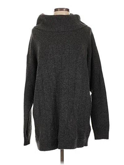 Pre-owned Cabi Turtleneck Sweater In Gray