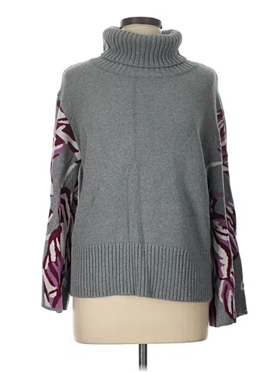 Pre-owned Cabi Turtleneck Sweater In Gray