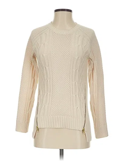 Pre-owned Cabi Turtleneck Sweater In Ivory