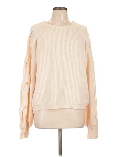 Pre-owned Cabi Turtleneck Sweater In Ivory