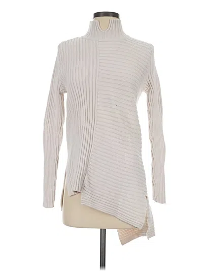 Pre-owned Cabi Turtleneck Sweater In Ivory