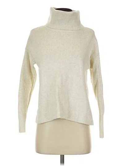 Pre-owned Cabi Turtleneck Sweater In Ivory