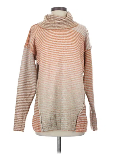 Pre-owned Cabi Turtleneck Sweater In Orange