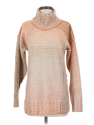 Pre-owned Cabi Turtleneck Sweater In Orange