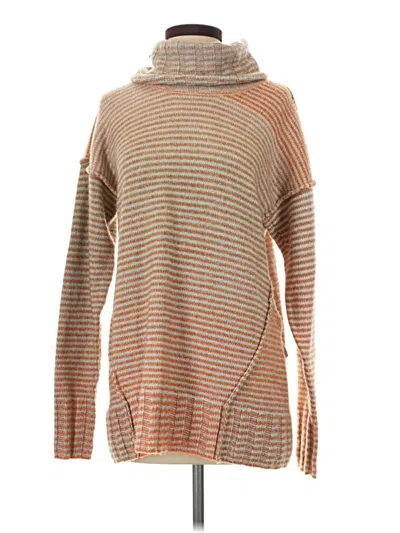 Pre-owned Cabi Turtleneck Sweater In Orange