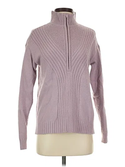 Pre-owned Cabi Turtleneck Sweater In Purple