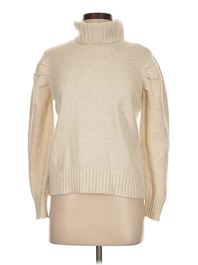 Pre-owned Cabi Turtleneck Sweater In Tan