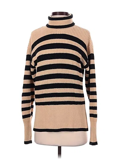 Pre-owned Cabi Turtleneck Sweater In Tan
