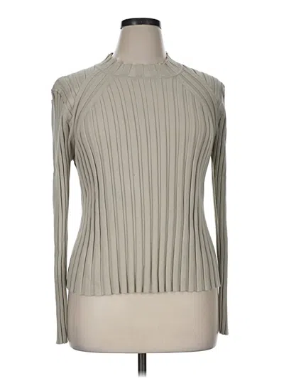 Pre-owned Cabi Turtleneck Sweater In Tan