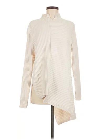 Pre-owned Cabi Turtleneck Sweater In White
