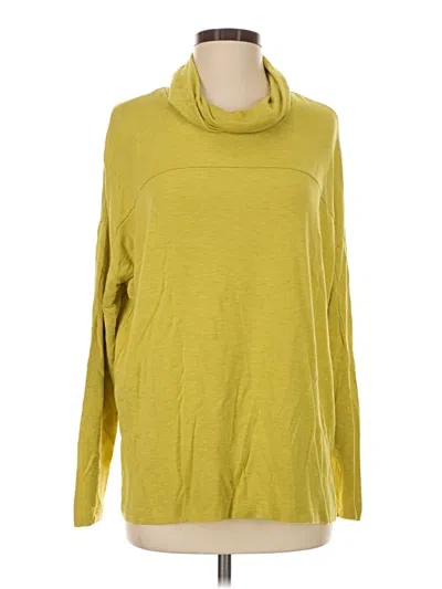 Pre-owned Cabi Turtleneck Sweater In Yellow