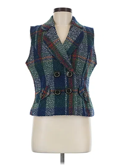 Pre-owned Cabi Vest In Blue