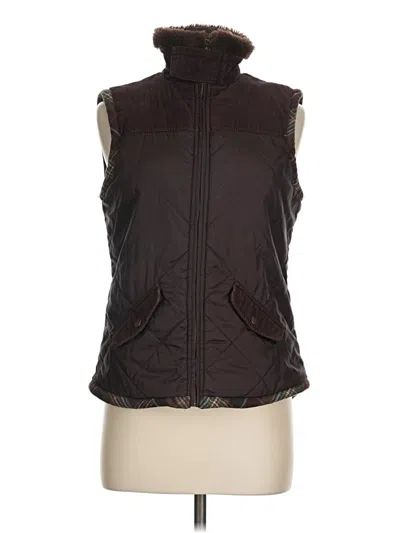 Pre-owned Cabi Vest In Brown
