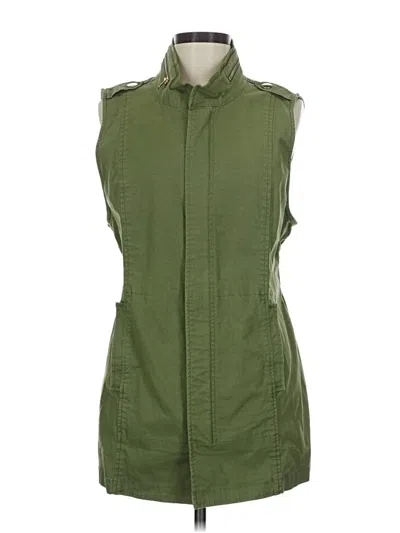 Pre-owned Cabi Vest In Green