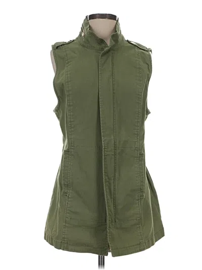 Pre-owned Cabi Vest In Green