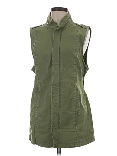 Pre-owned Cabi Vest In Green