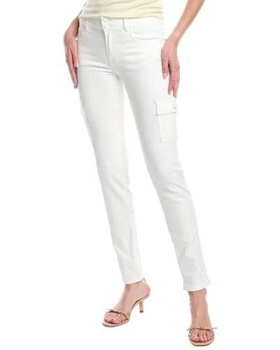 Cabi White Skinny Cargo Jean