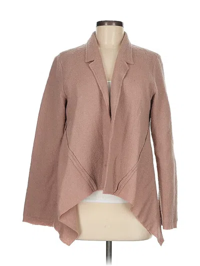 Pre-owned Cabi Wool Blazer Jacket In Pink