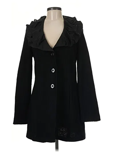 Pre-owned Cabi Wool Coat In Black