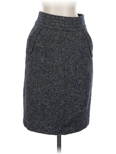 Pre-owned Cabi Wool Skirt In Gray