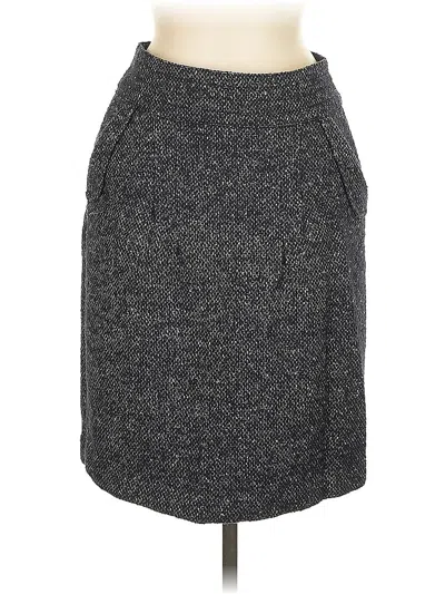 Pre-owned Cabi Wool Skirt In Gray