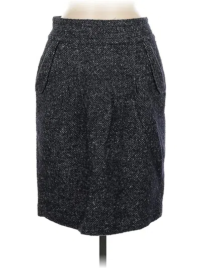 Pre-owned Cabi Wool Skirt In Gray