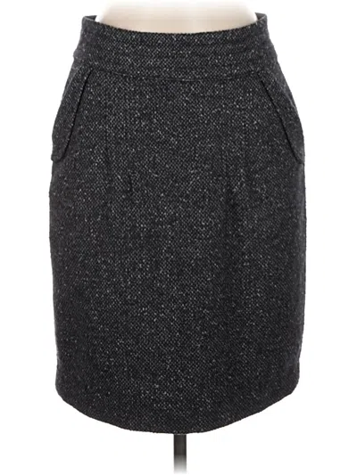 Pre-owned Cabi Wool Skirt In Gray