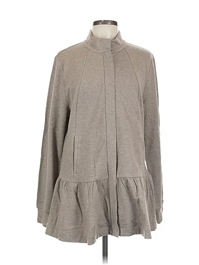 Pre-owned Cabi Zip Up Hoodie In Gray