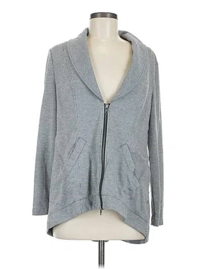 Pre-owned Cabi Zip Up Hoodie In Gray