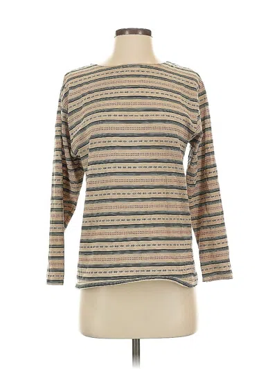 Pre-owned Cabin Creek 3/4 Sleeve T-shirt In Brown