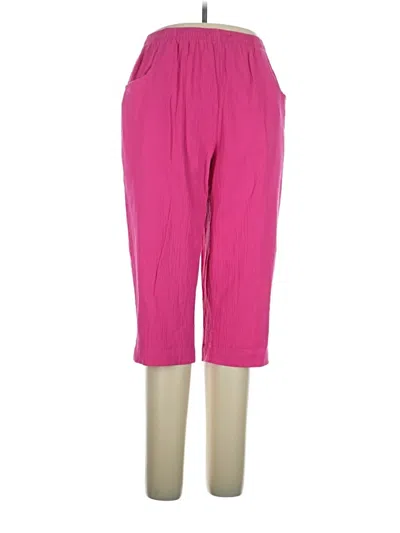 Pre-owned Cabin Creek Casual Pants In Pink